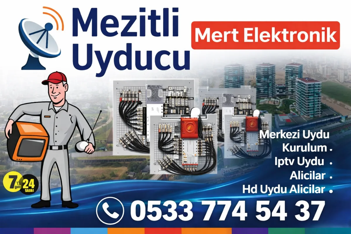 Uydu alıcılı televizyon kurulumu ve kanal ayarı