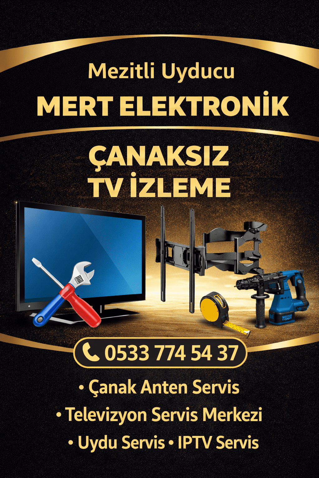 Mezitli Uyducu Mert Elektronik 0533 774 54 37 Çanak Anten Servis Televizyon Servis Me 421510