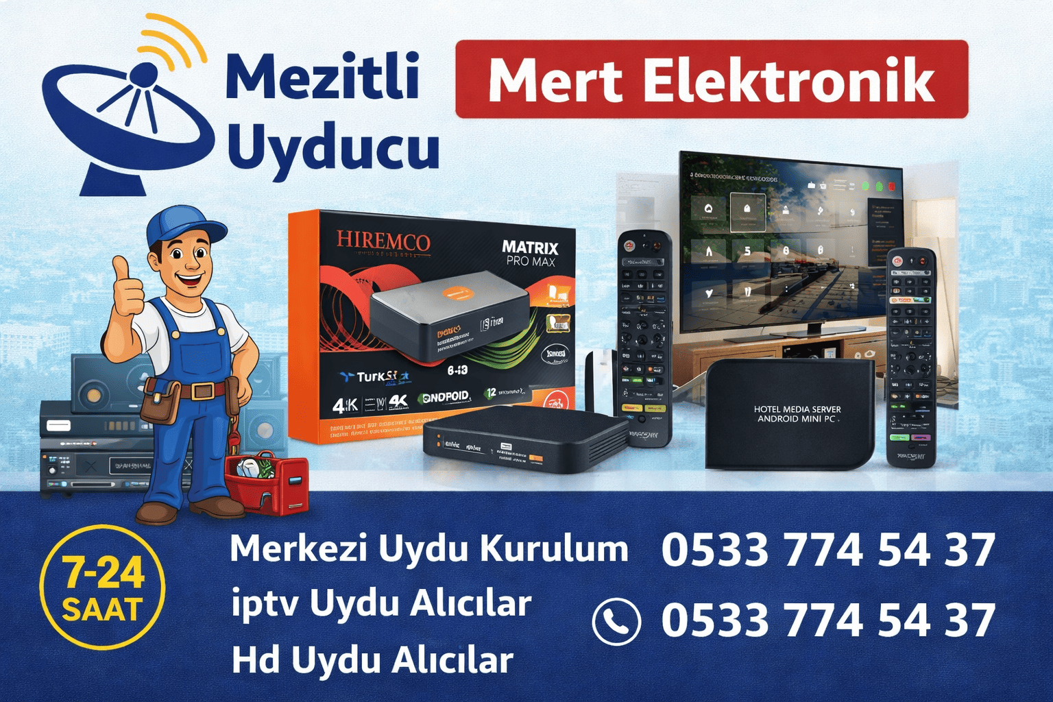 Mezitli ve Çevresine Profesyonel Servis